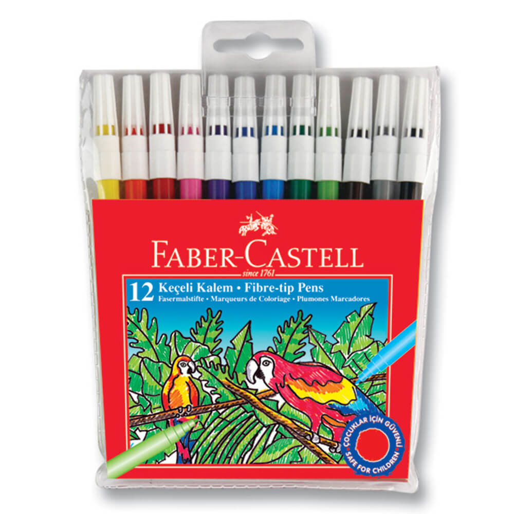 Faber Castell Keçeli Kalem 12 Renk 